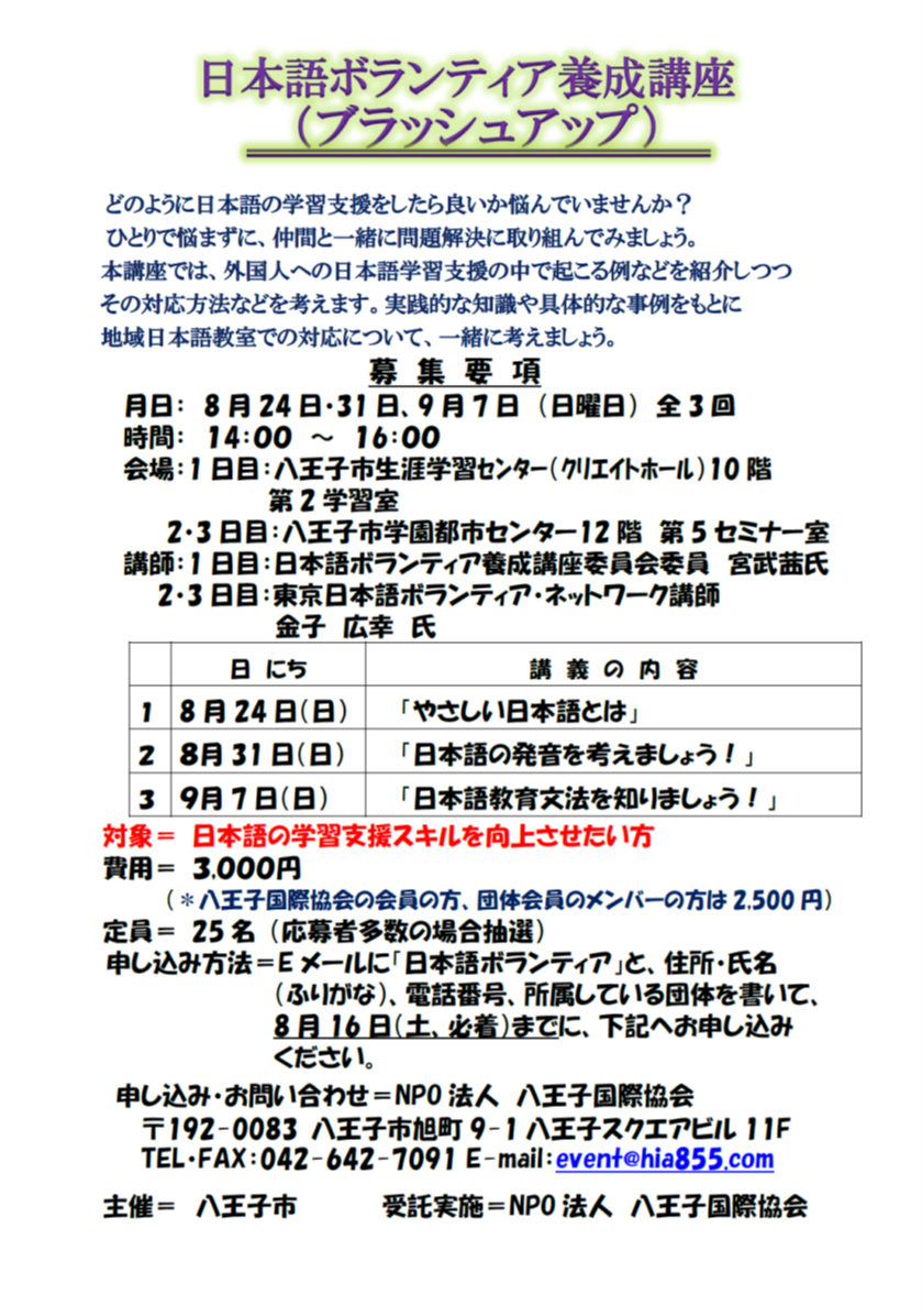 ブラッシュアップ2025.08
