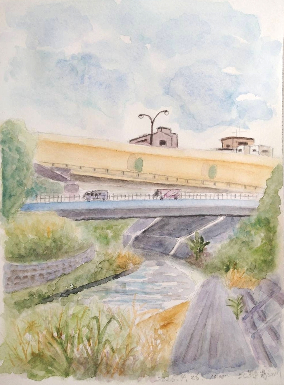 2026 0426北野駅界隈 湯殿川 Tokoさん_fr