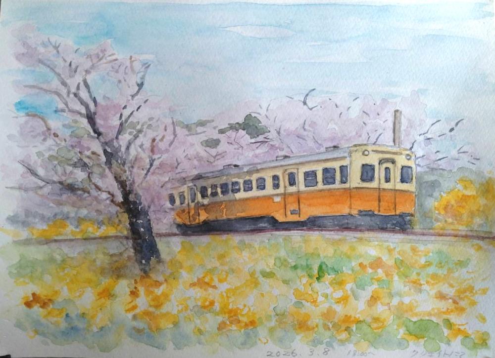 2026 0308 Tokoさん2 写真から「一輛電車」_f