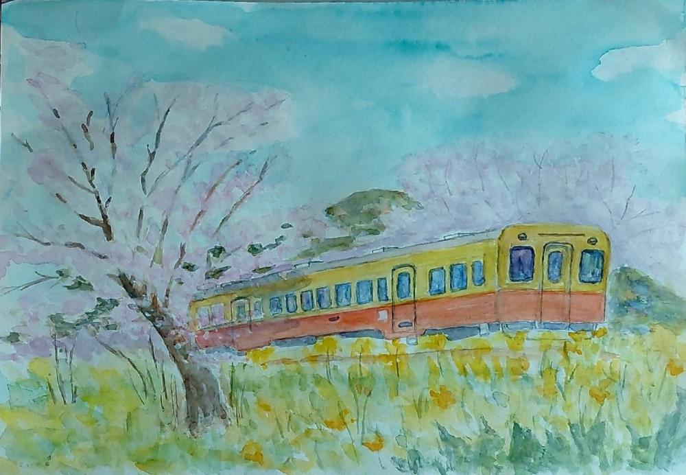 2026 0308 香代子さん2 写真から「一輛電車」_f