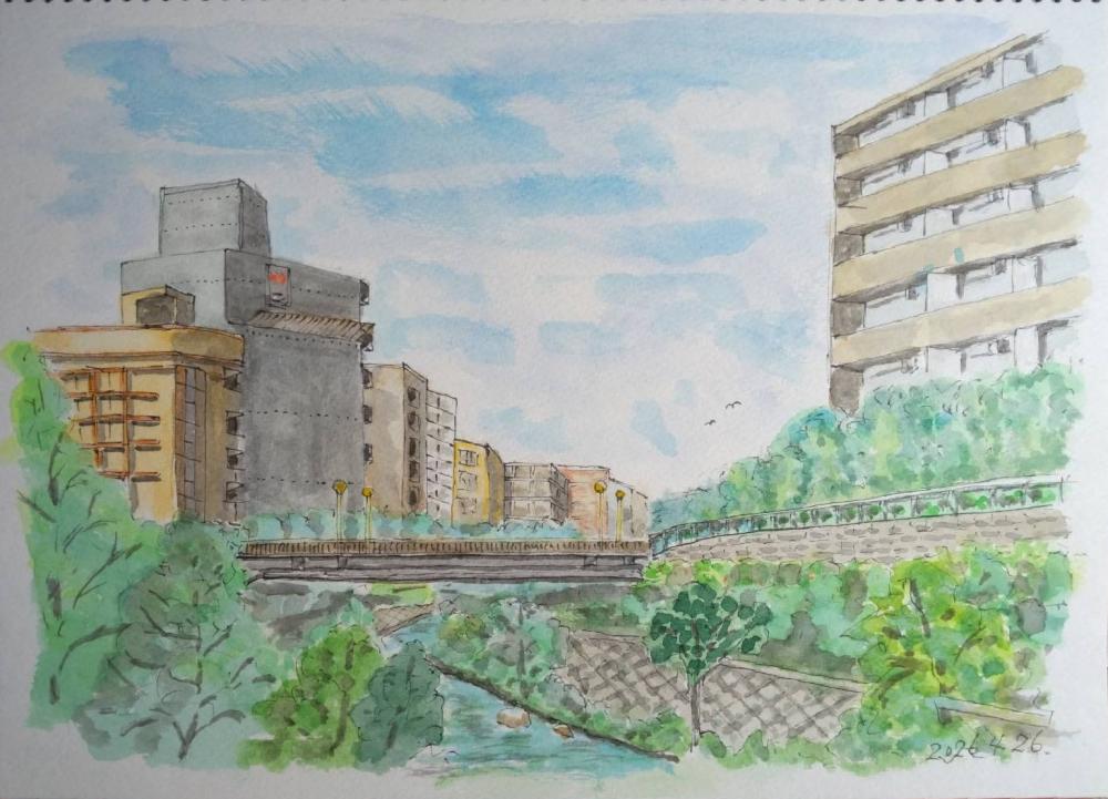 2026 0426北野駅界隈 湯殿川 隆志さん_fr