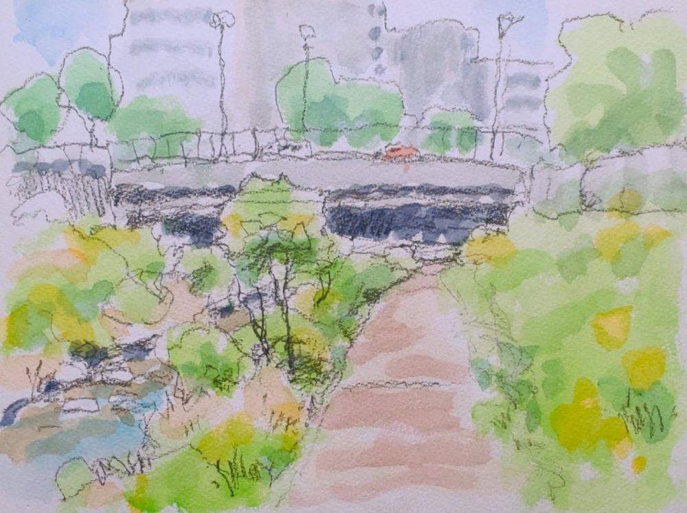 2026 0426北野駅界隈 湯殿川 櫻山さん