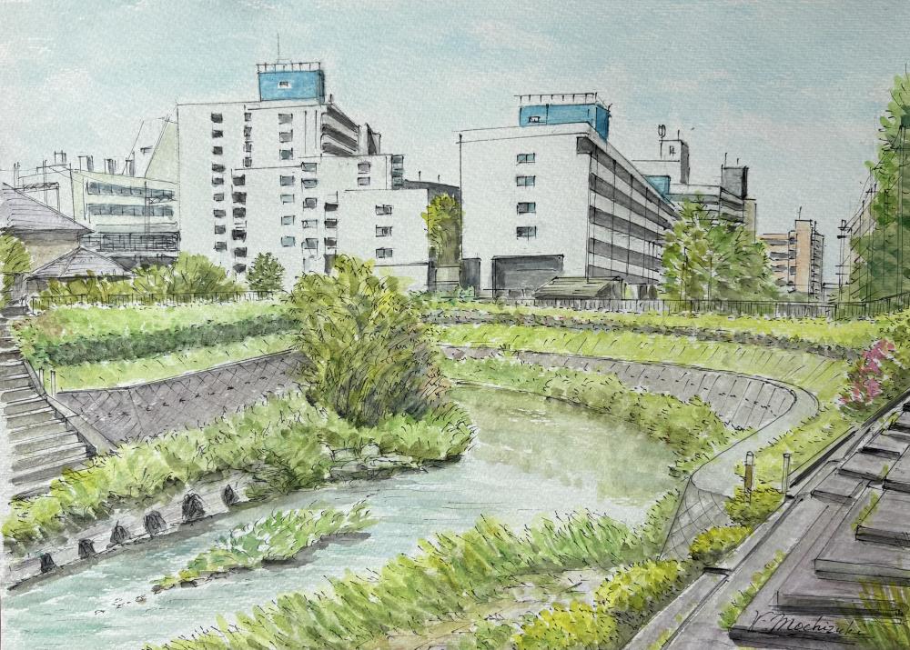 2026 0426北野駅界隈 湯殿川 望月さん