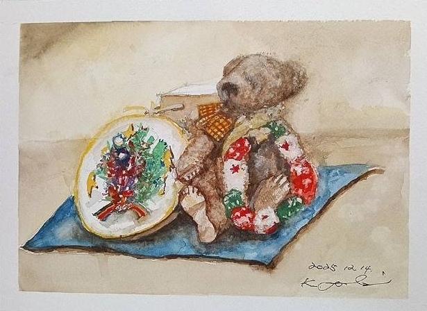 20251214 吉岡さん2 XマスG.＆ベア_fr