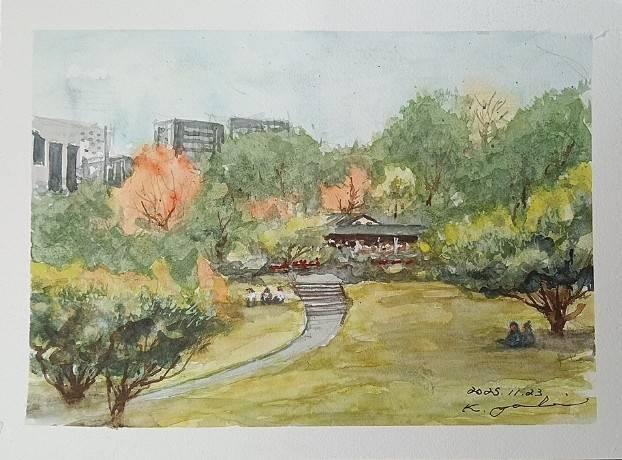 20251123 新宿御苑 吉岡さん