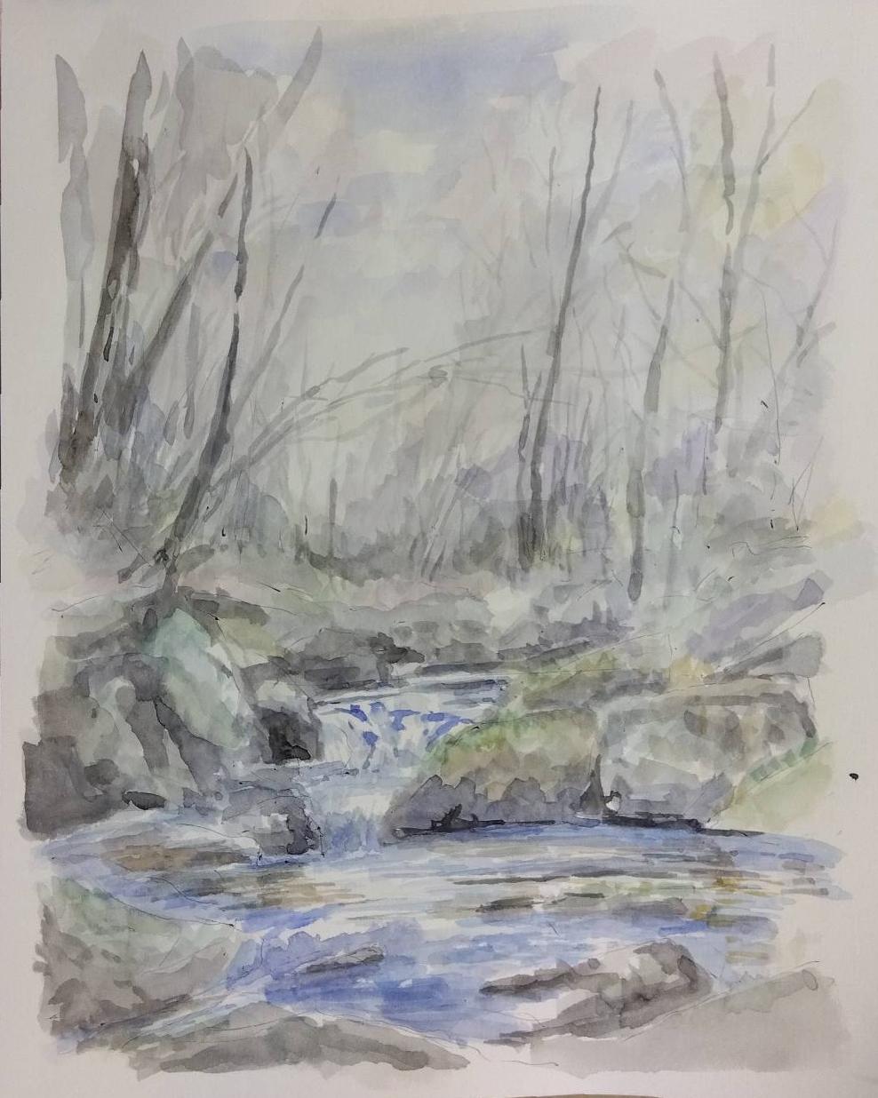 2026 0308 中村先生 写真から「奥入瀬の早春」_frt